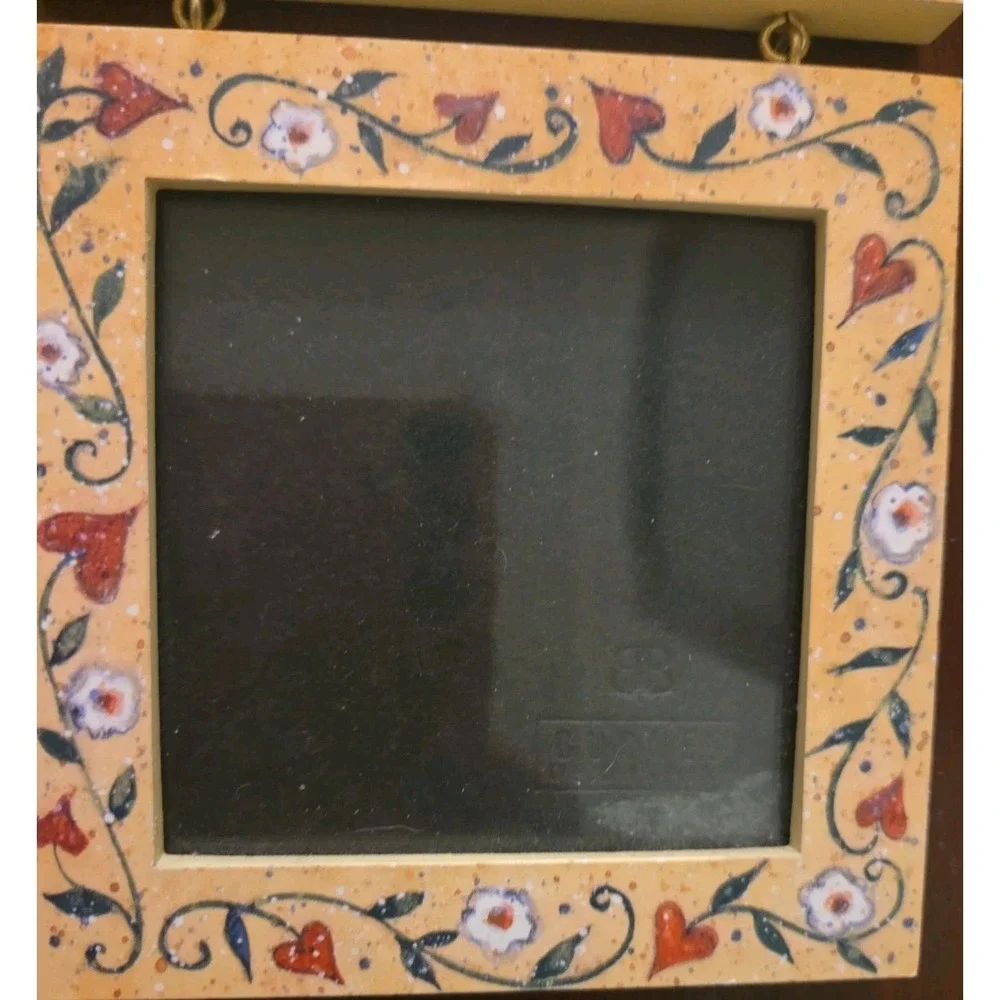 Burnes of Boston Frame Susan Winget Hanging Triple Photo 3.5 x 3.5 inch Whimsy